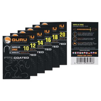 Haczyki Guru Super XS Spade Barbless - 10 - 2