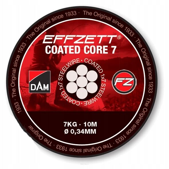 Linka D.A.M Efzzett Core7Steeltrace Black 10m/20kg