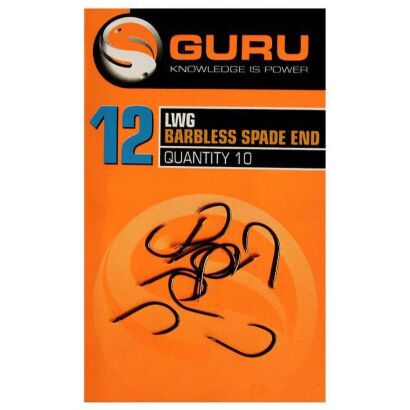 Haczyki Guru LWG Barbless Spade End - 20