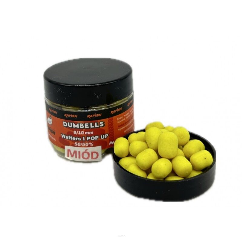 Dumbells Rafish 8/10mm Wafters PopUp - Miód