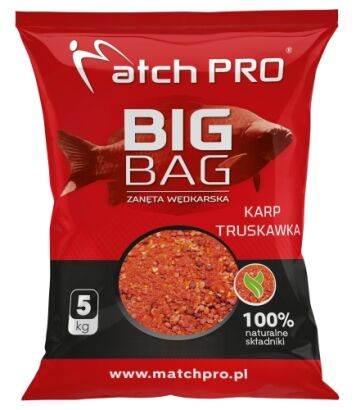 Zanęta Match Pro Big Bag 5kg - Karp Truskawka