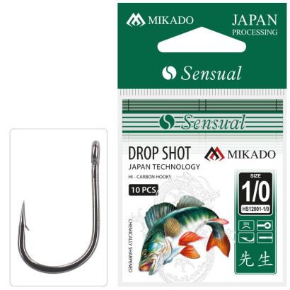 Haczyki Mikado Sensual - Drop Shot nr.3/0 BN op10szt