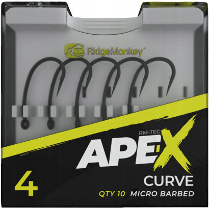 Haczyki RidgeMonkey Ape-X Curve Barbed - 8
