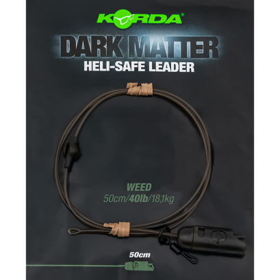 Zestaw Korda Dark Matter Leader QC Hybrid Clip Weed 50cm