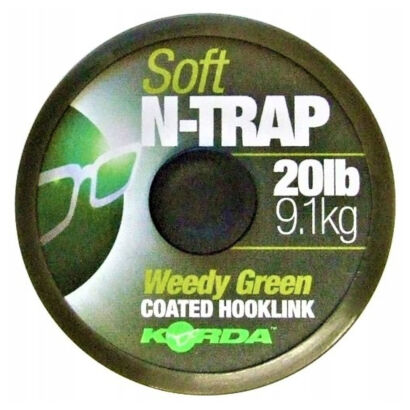 Plecionka Korda Soft N-Trap Weedy Green Coated 15lb 20m
