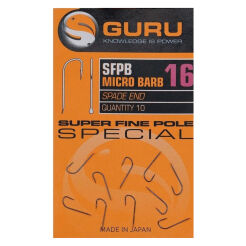 Haczki Guru SFPB Micro Barb Spade End Super Fine Pole Special  - 16