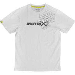 Koszulka Matrix Hex Print T-Shirt White - S