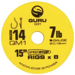 Przypony Guru QM1 With Speed Stops 38cm 0.22mm - 12